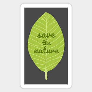 Save Beautiful Nature Sticker